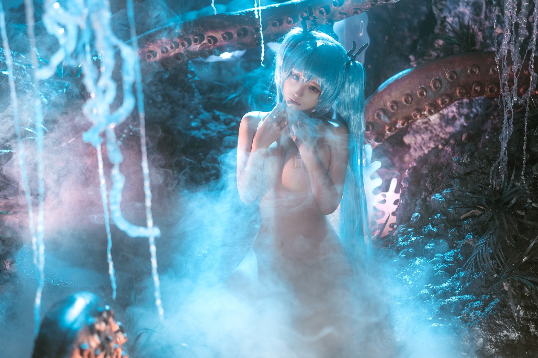 蠢沫沫 Cosplay 深海少女 39