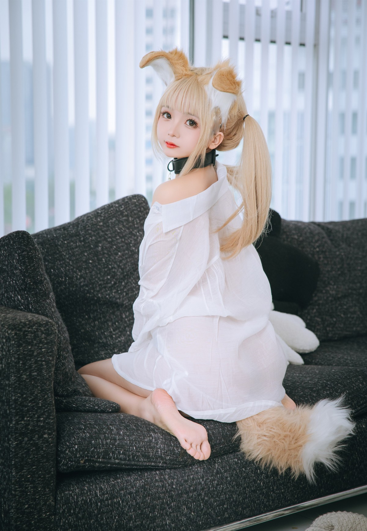 Cosplay 日奈娇 衬衫小狗 Set.02 2