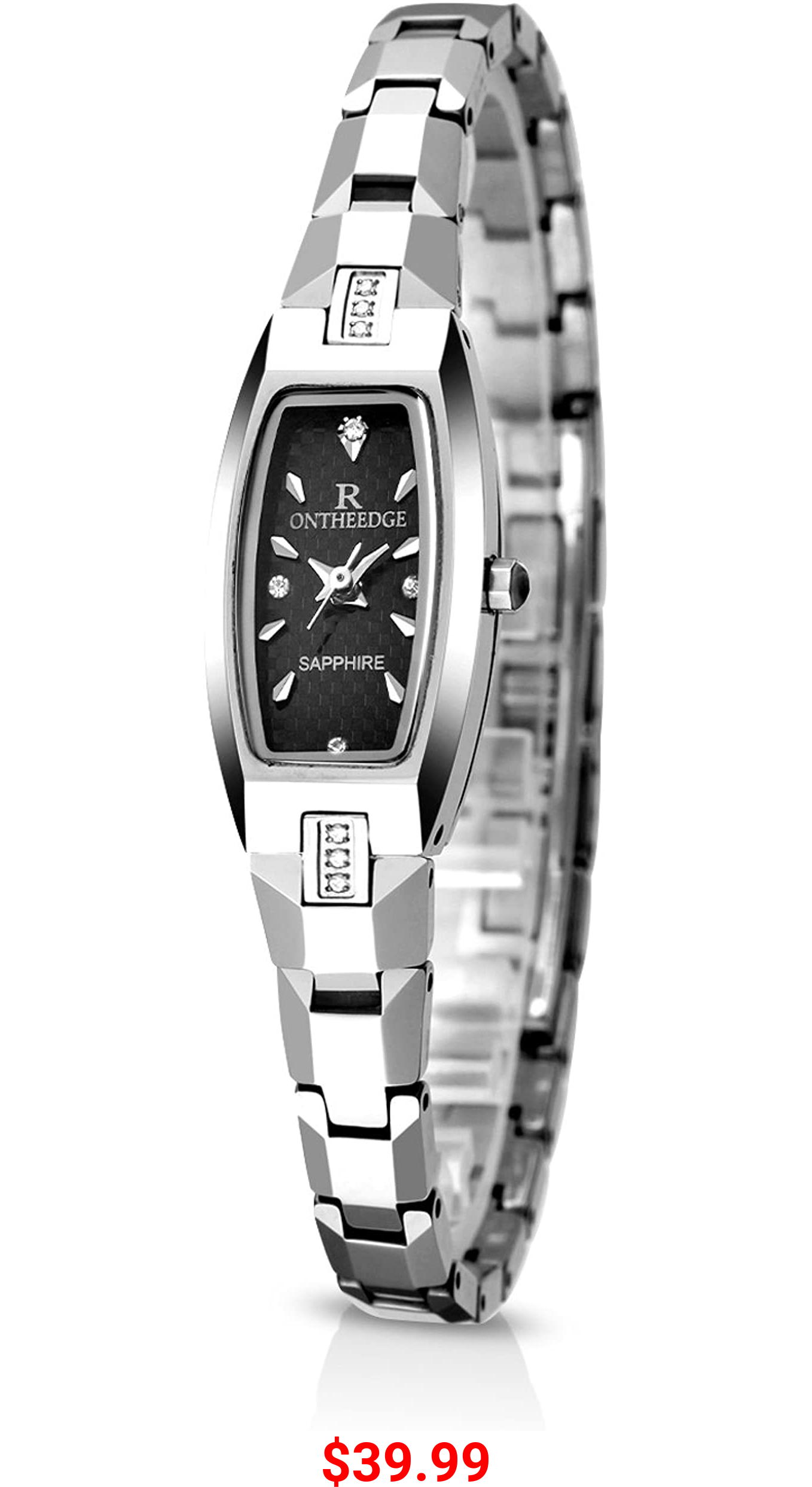 RORIOS Fashion Quartz Watches Tungsten Steel Band Waterproof Elegant Wrist Watch for Girl/Women