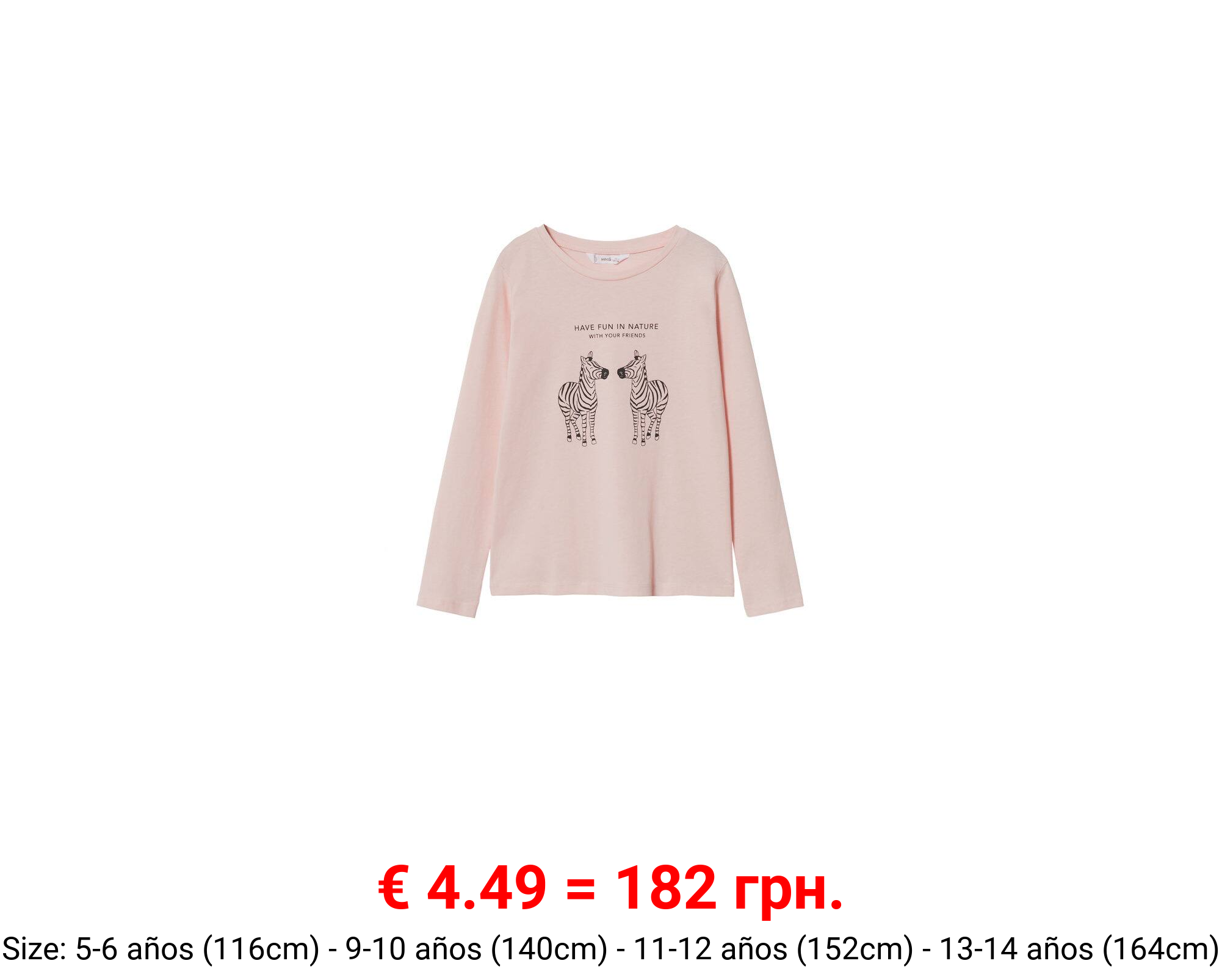 Camiseta manga larga mensaje