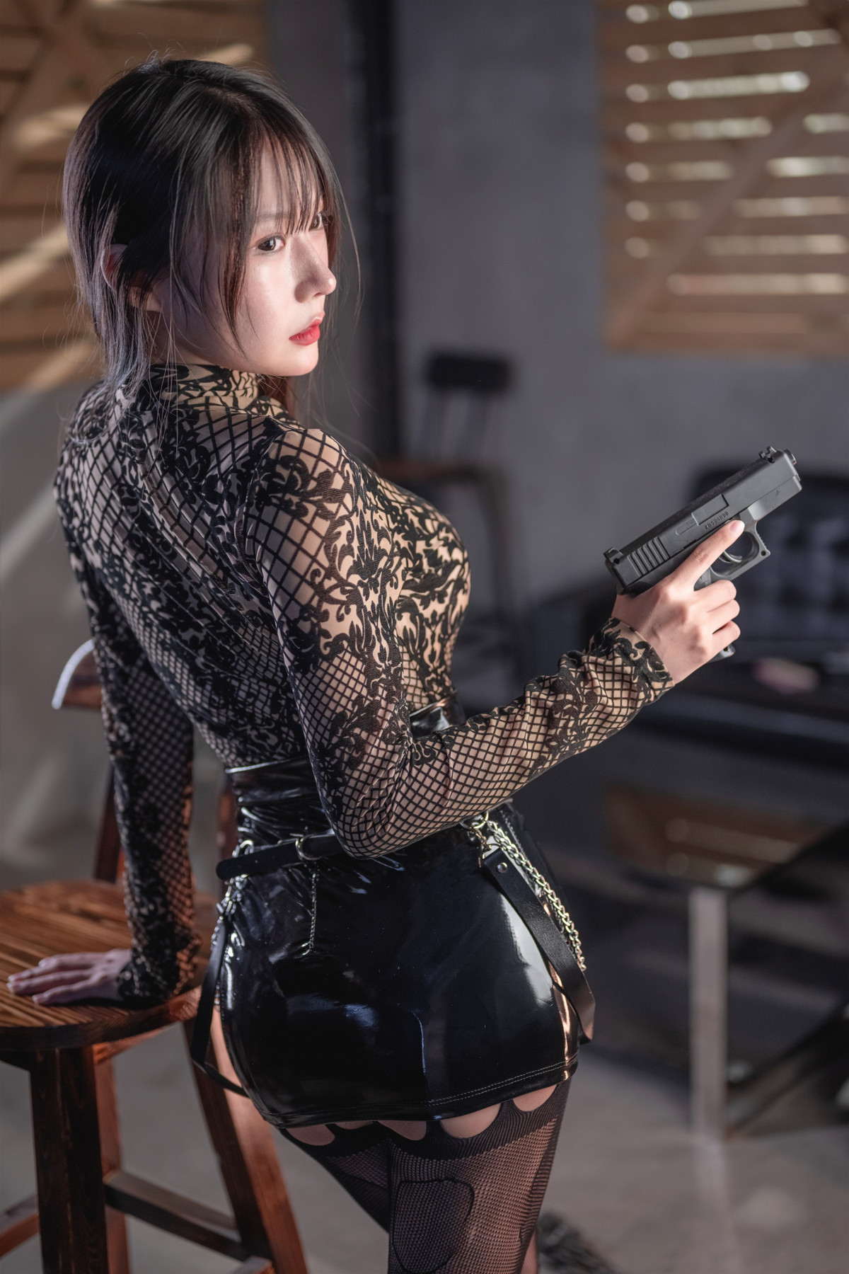 Cosplay 香草喵露露 无路可退 秘密搜查官 Set.01 5