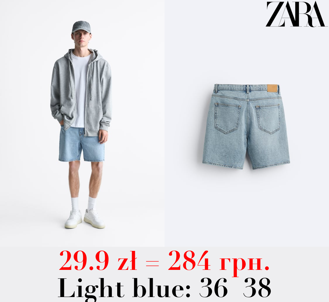 BASIC DENIM BERMUDA SHORTS