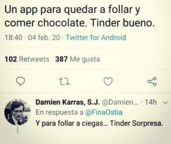 Nueva app para follar y comer cocholate