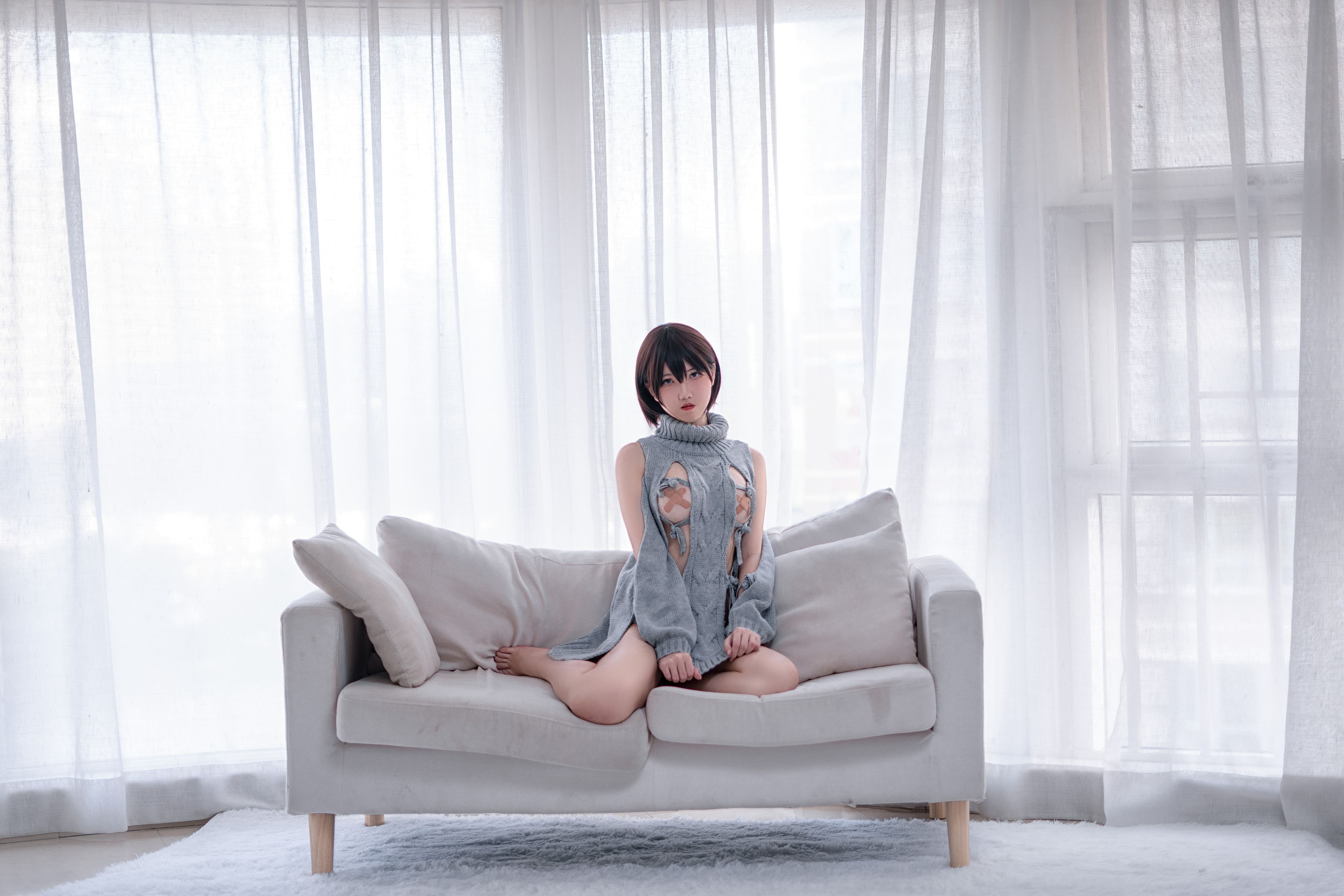 阿薰kaOri - 露背毛衣 [20P-105MB] 9