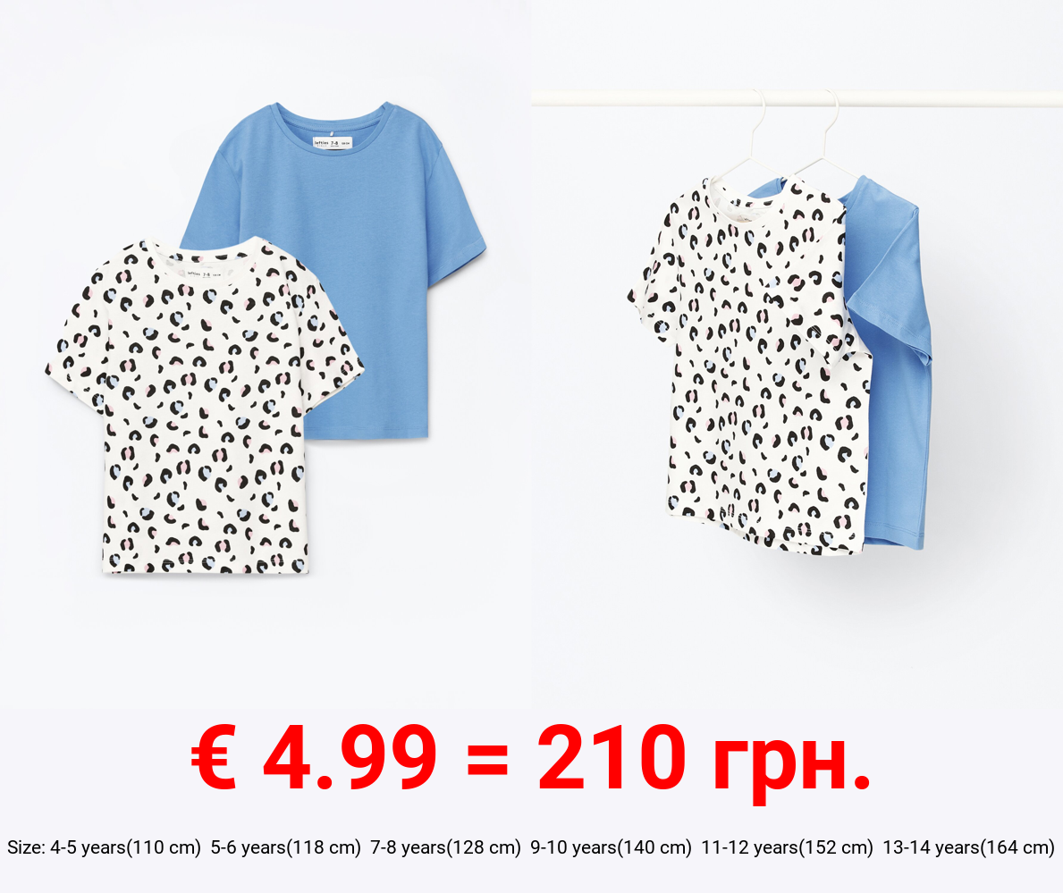 Pack of 2 assorted T-shirts