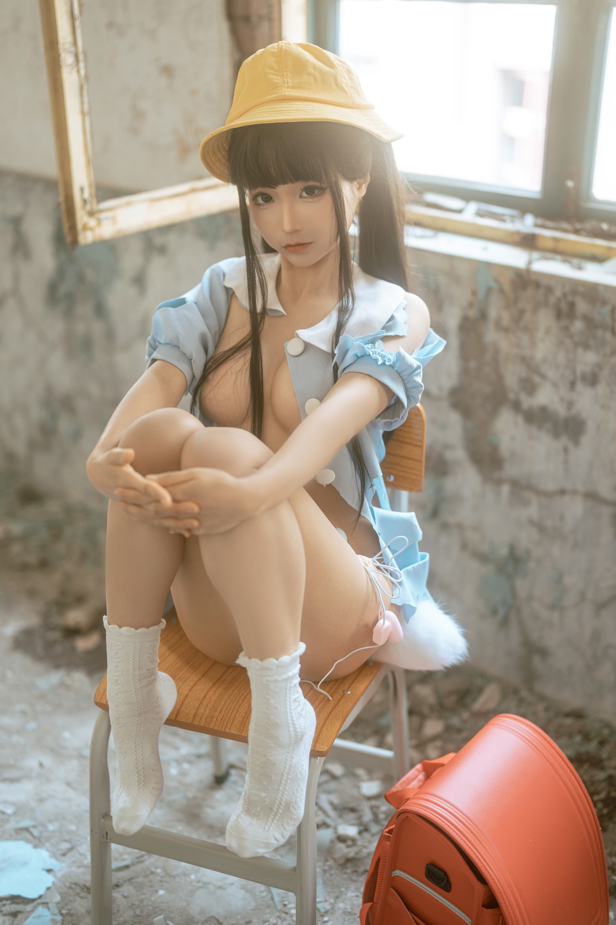 Cosplay 蠢沫沫 Chunmomo 小黄帽 绅士版 Set.02 42