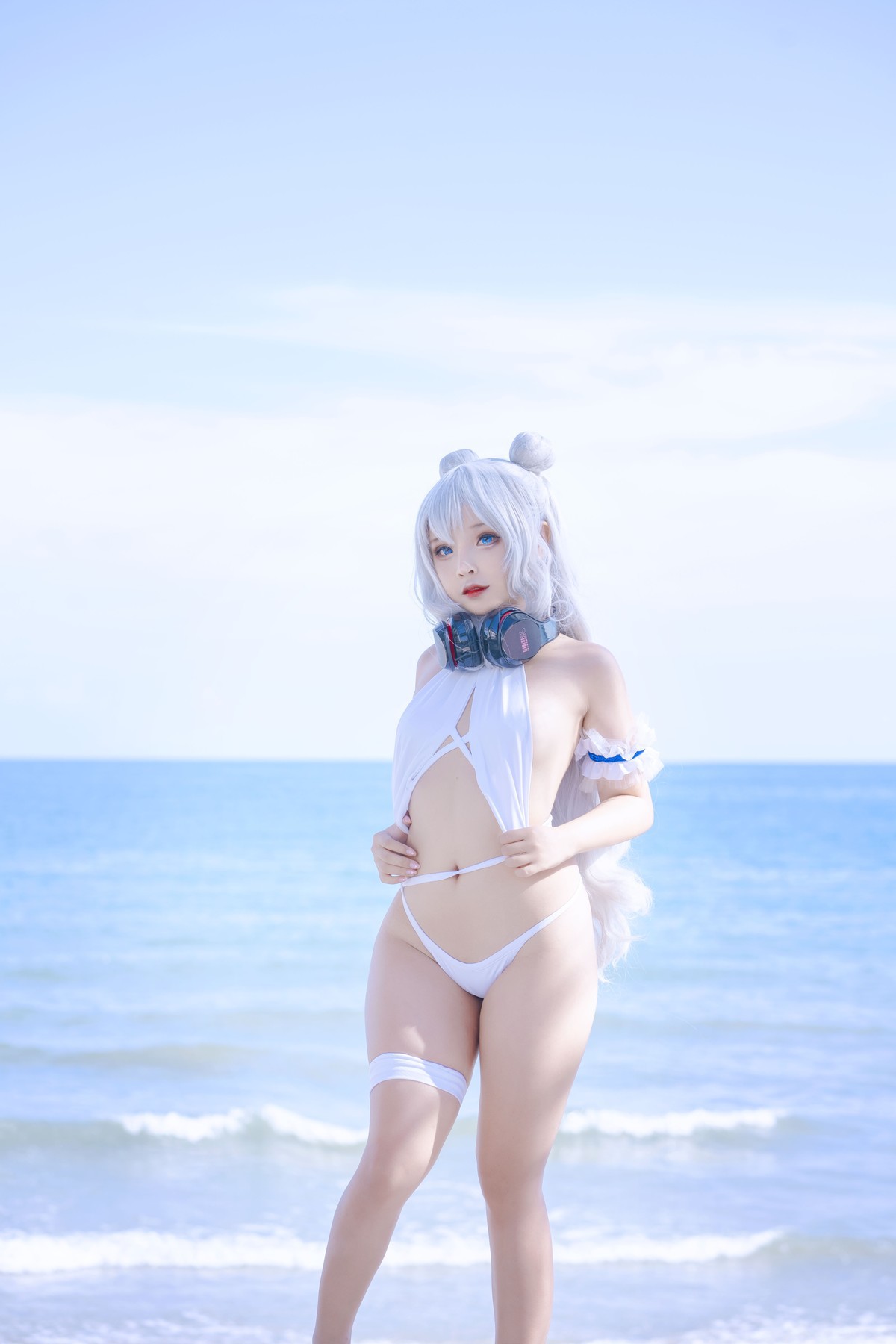 Sayo Momo Cosplay 恶毒 ル・マラン Le Malin bikini 16