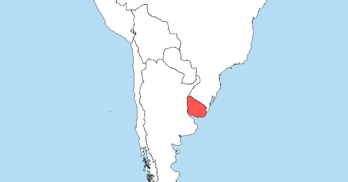 Уругвай столица на карте. Уругвай на карте. Уругвай границы. Уругвай на карте Южной Америки.