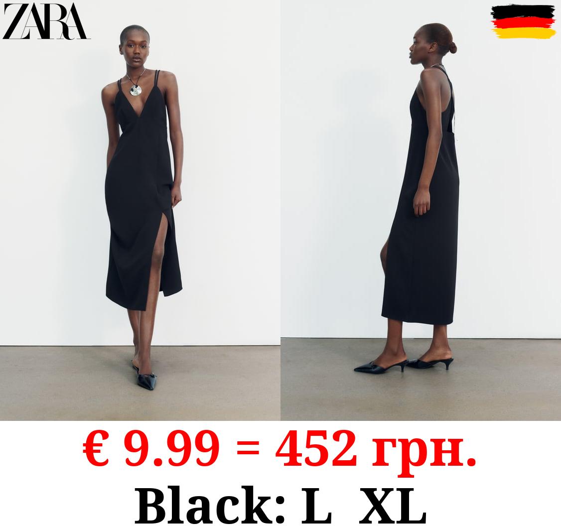 CREPE MIDI DRESS