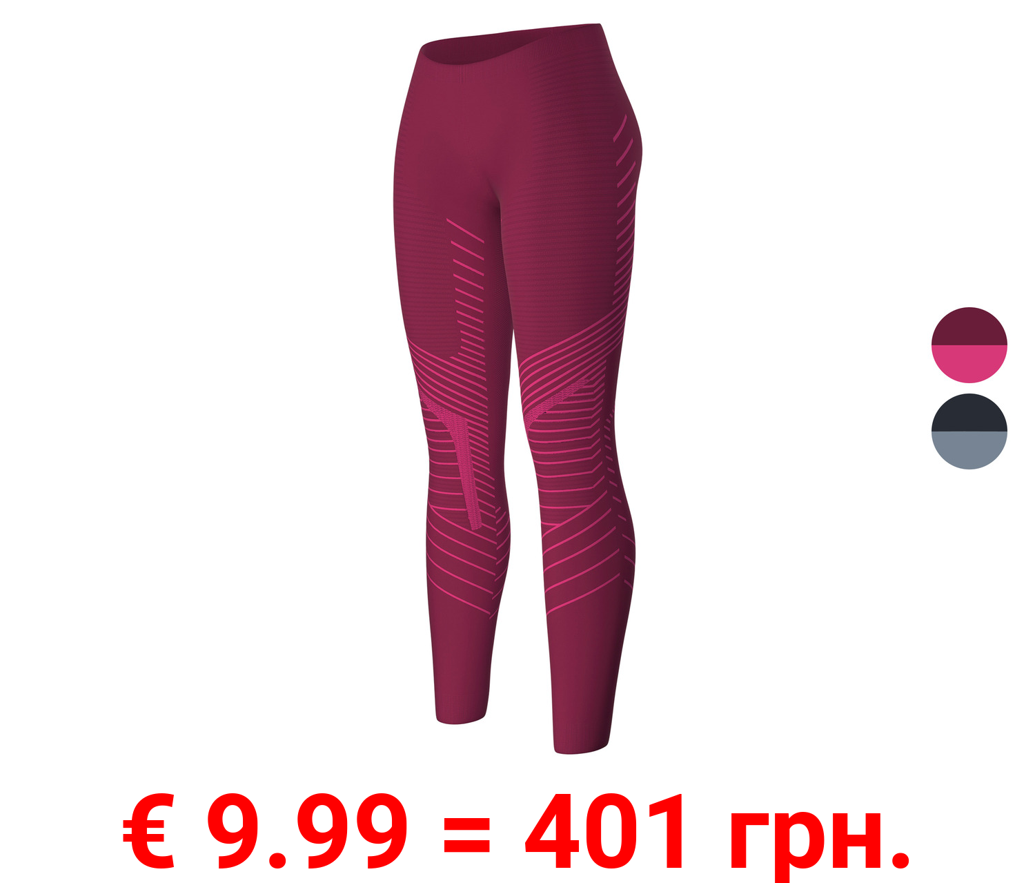CRIVIT Damen Funktionsunterhose, mit Thermo-Knit-Zonen