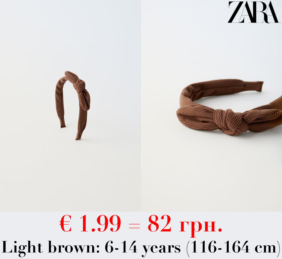 CORDUROY HEADBAND WITH BOW