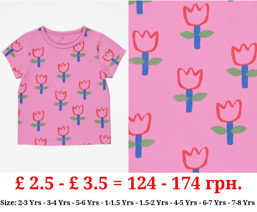 Pink Tulip T-Shirt