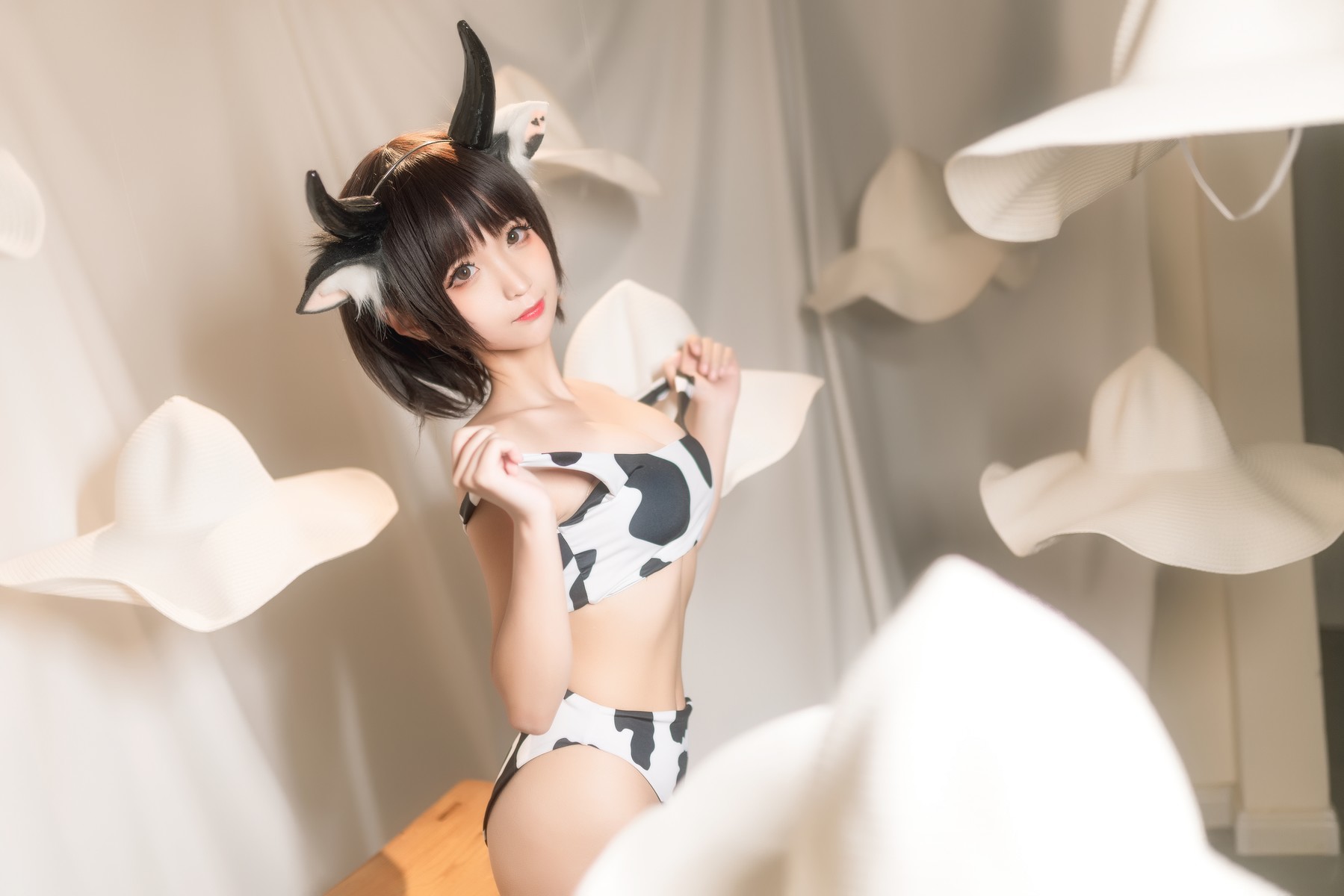 Cosplay 蠢沫沫 Chunmomo 花花牛 21