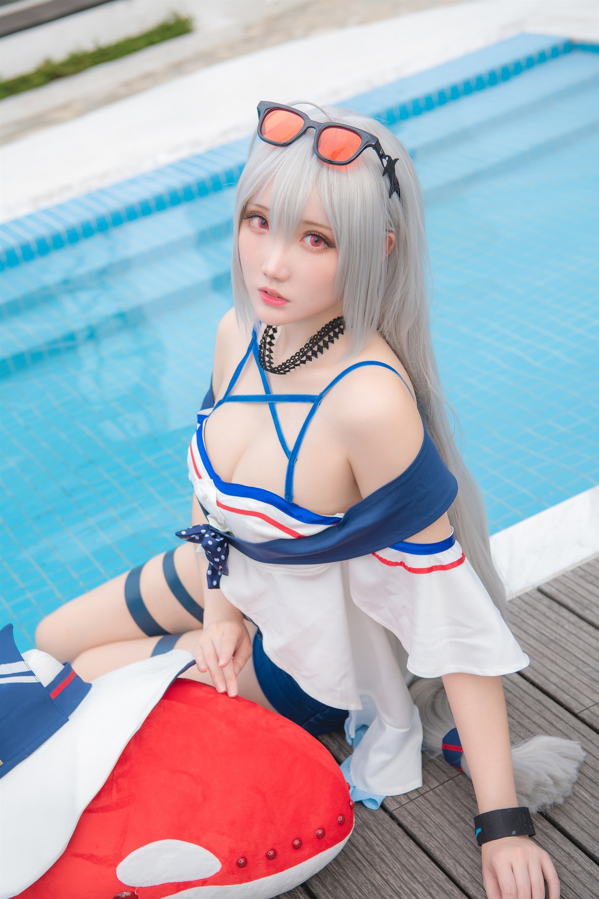 Cosplay 瓜希酱 斯卡蒂 4