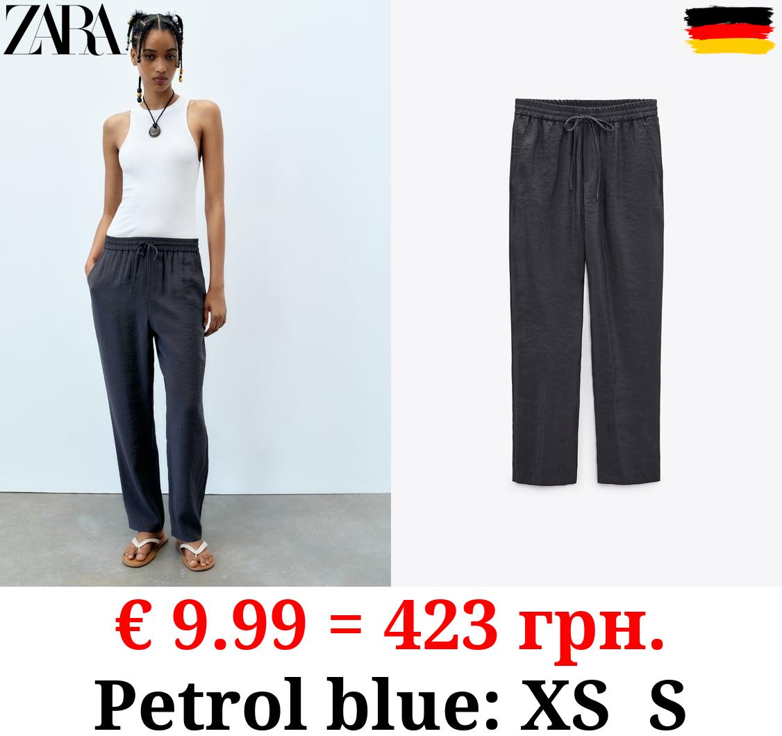 FLOWING CROPPED TROUSERS