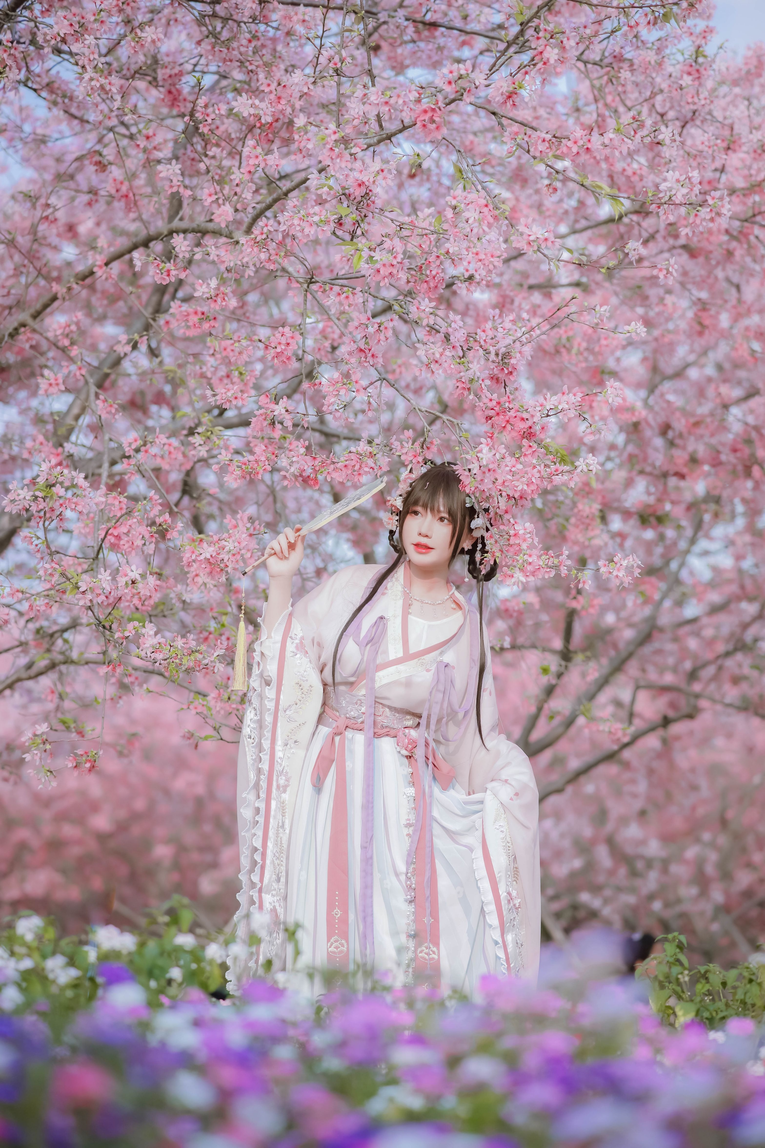 喵子Nyako - 樱花汉服 花神祈愿 [52P-219MB] 30