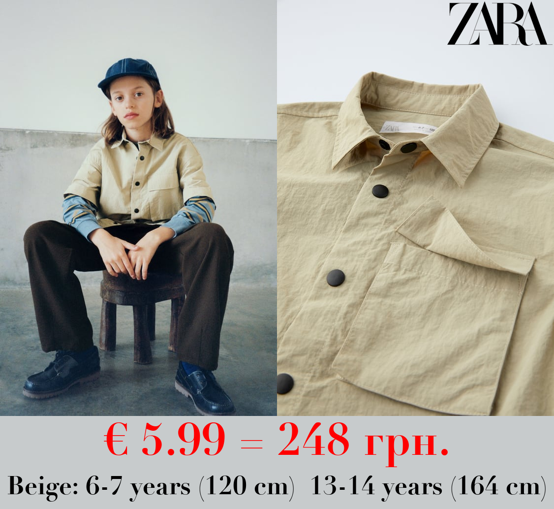 NYLON SHIRT WITH POCKET