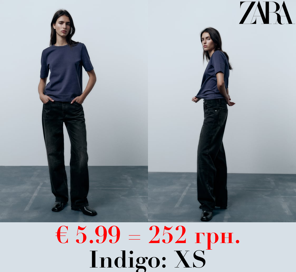 COTTON INTERLOCK CLEAN EFFECT T-SHIRT