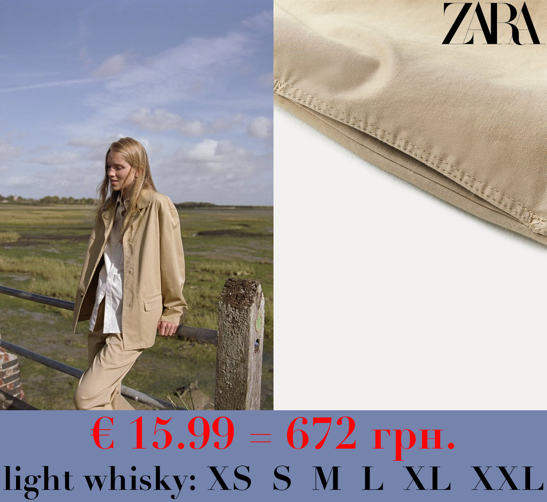 ZW COLLECTION FADED TWILL PYJAMA-STYLE TROUSERS