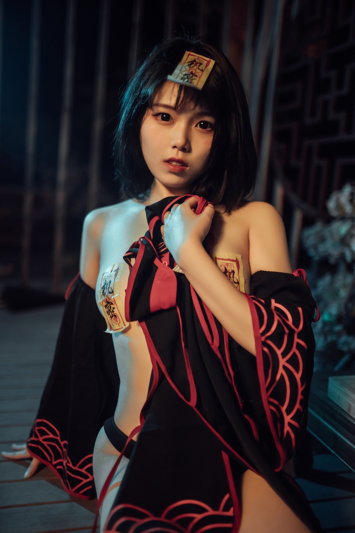Cosplay 七月喵子 小僵尸 Little Zombie 9