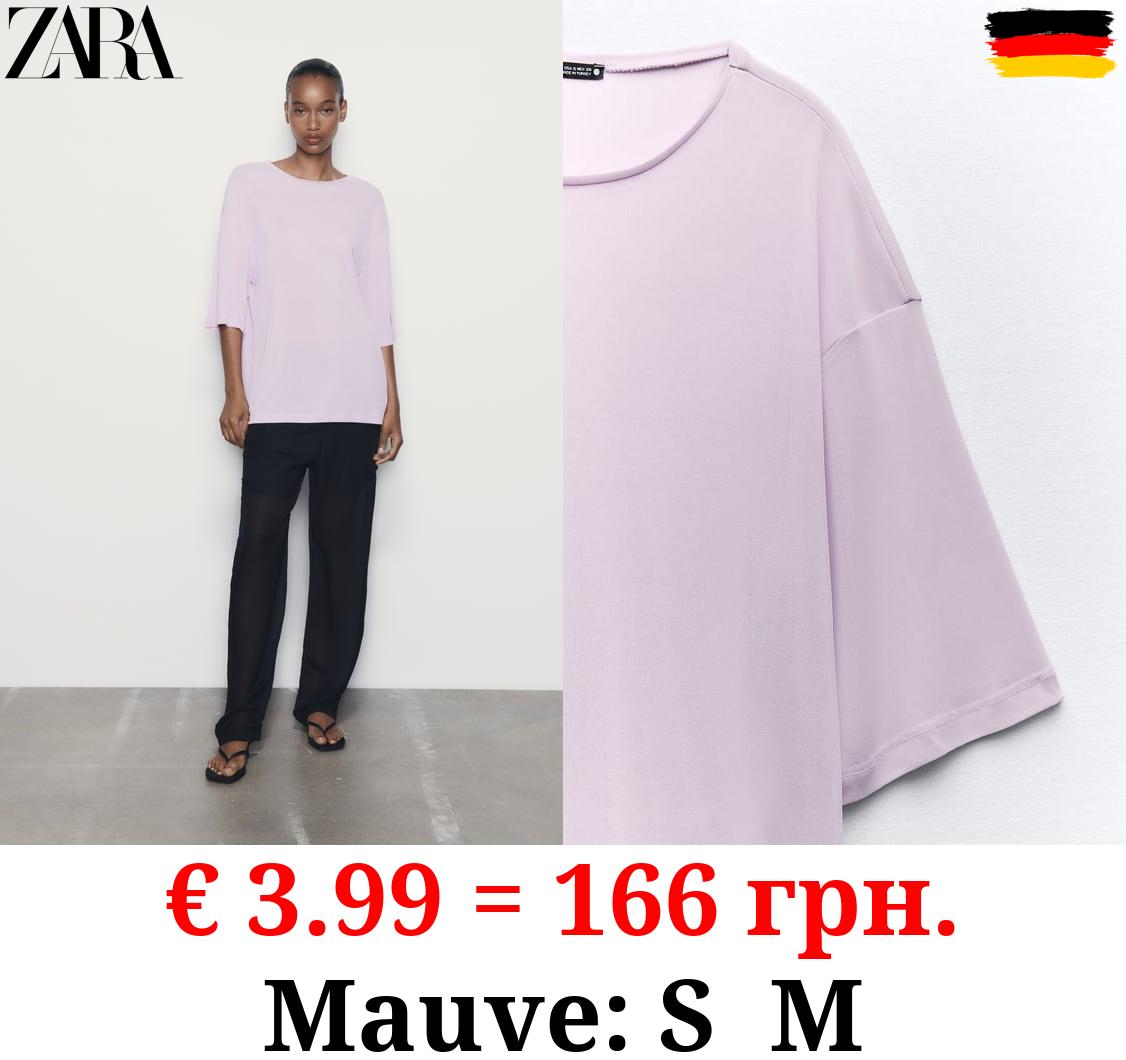 OVERSIZE CREPE T-SHIRT