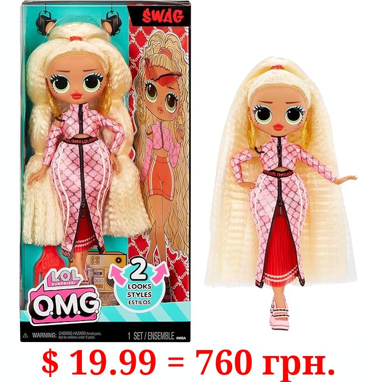 LOL Surprise OMG Swag Fashion Doll with Multiple Surprises Including Transforming Fashions and Fabulous Accessories – Great Gift for Kids Ages 4+