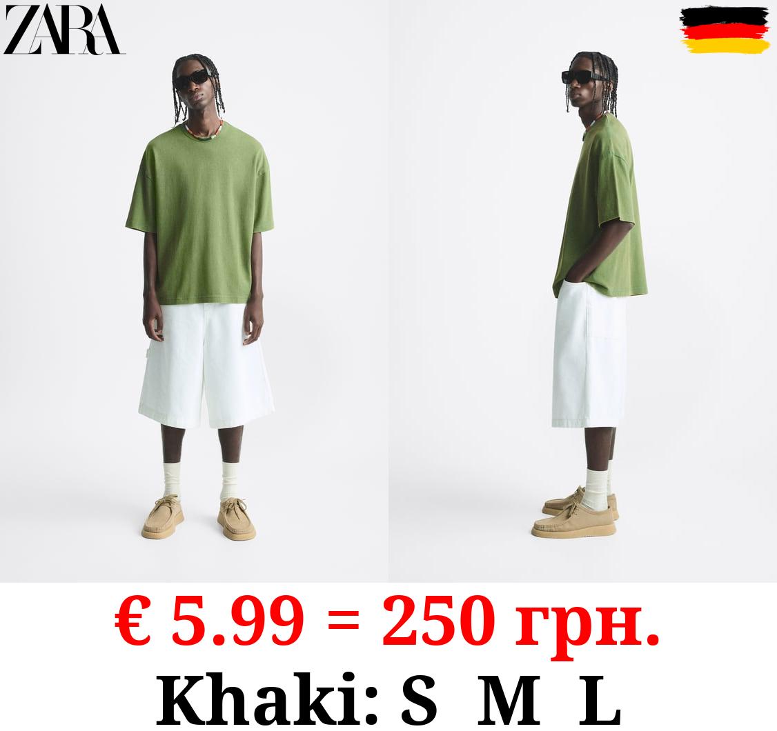 ACID WASH PRINT T-SHIRT