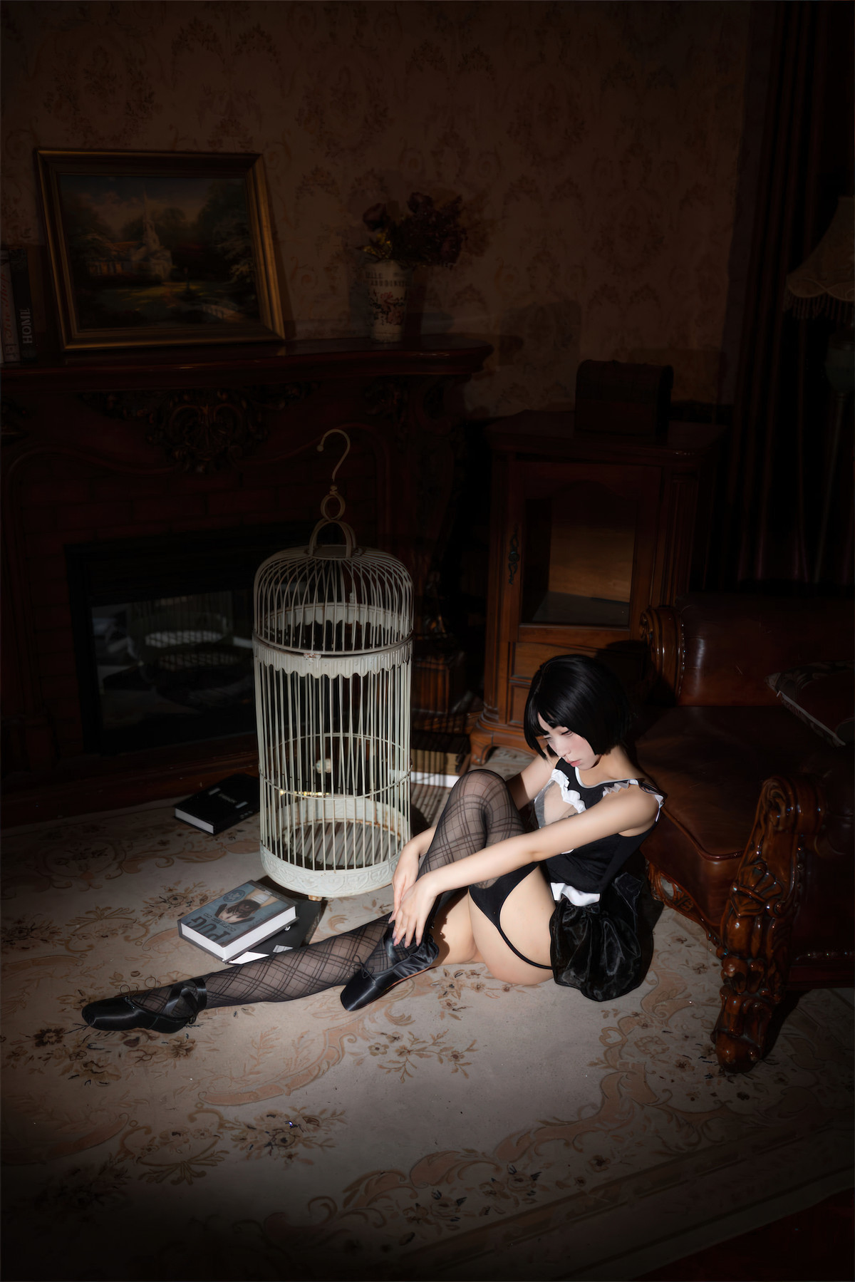 Cosplay 花铃 马戏团芭蕾 吊带袜高叉 37