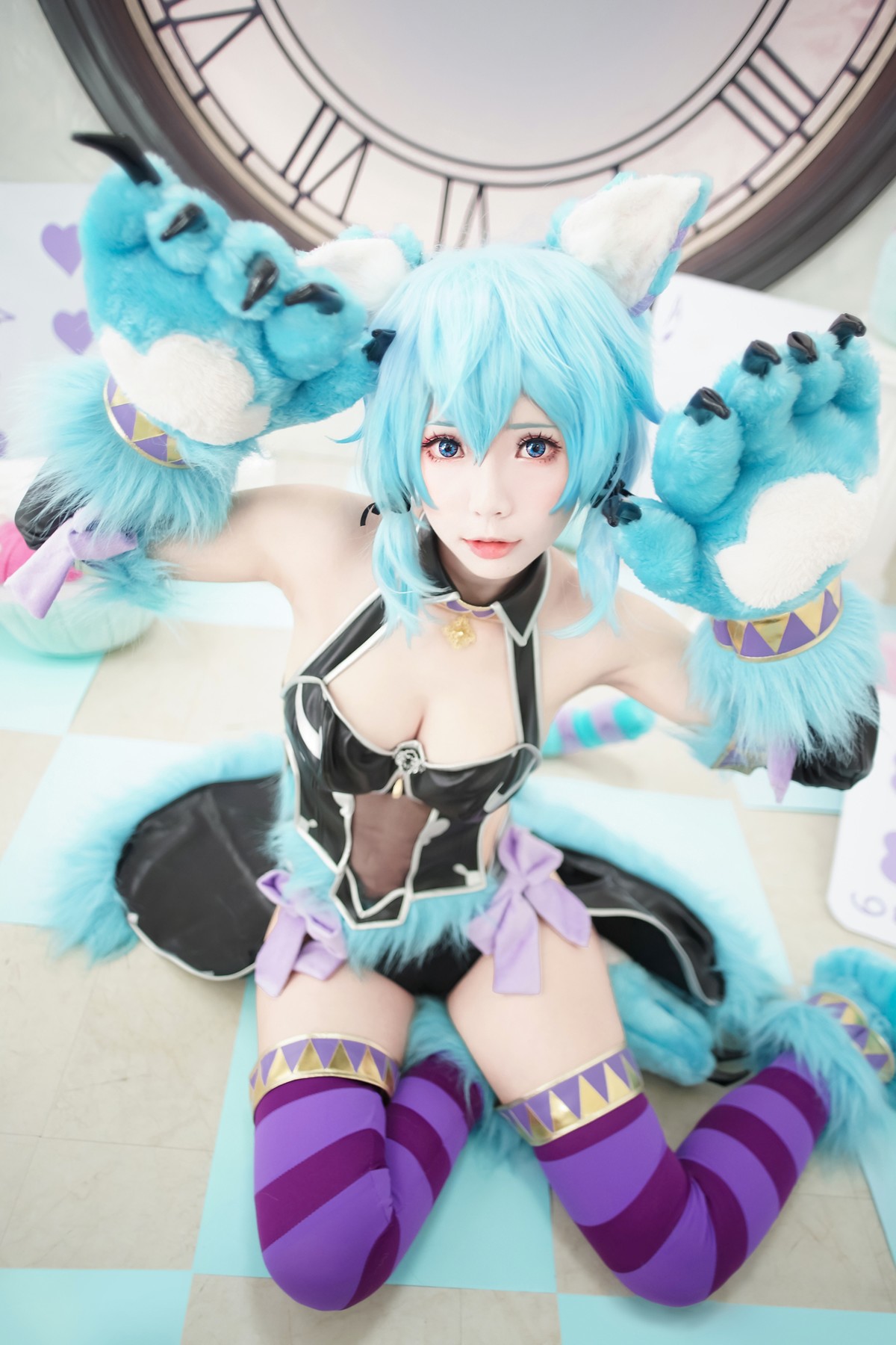 Cosplay ElyEE子 诗乃扑克猫 11