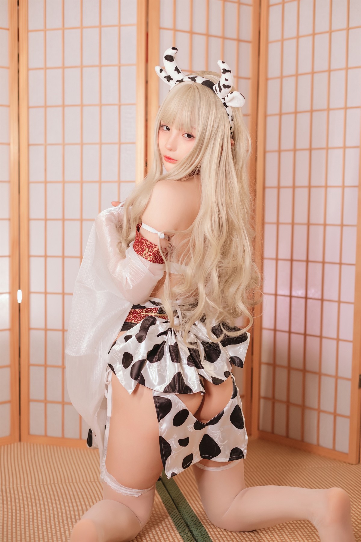 桜井宁宁 Cosplay 牛牛子和服 32