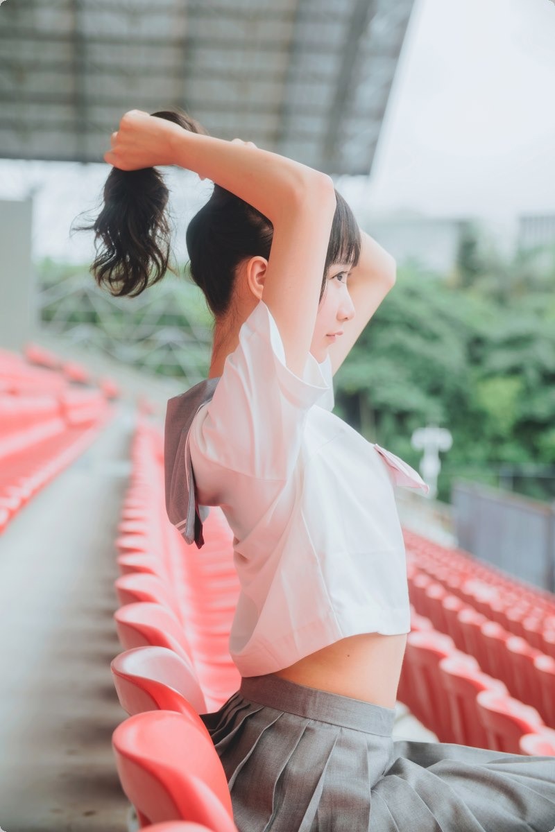 [Cos]木绵绵 - 灰色JK[38P] 19