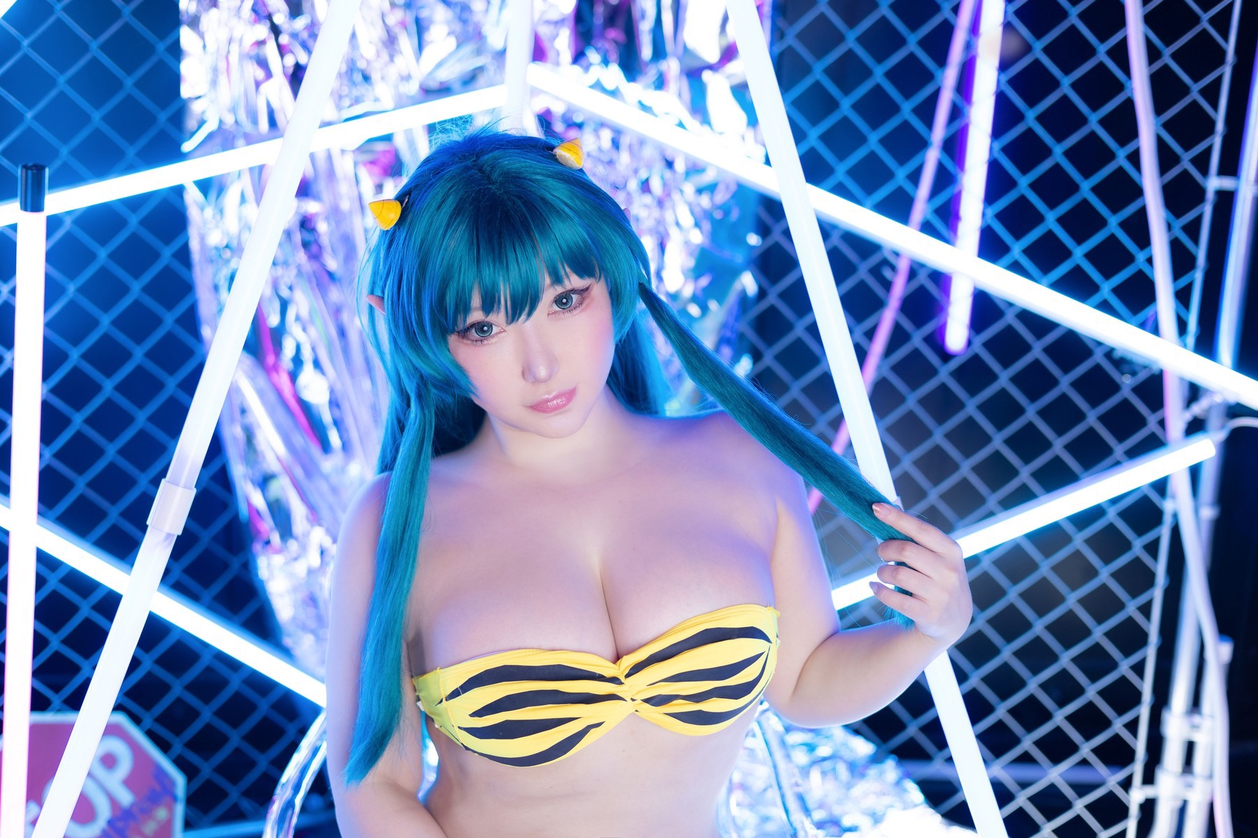 Cosplay SAKUサク Lum ラム うる星やつら Set.04 25