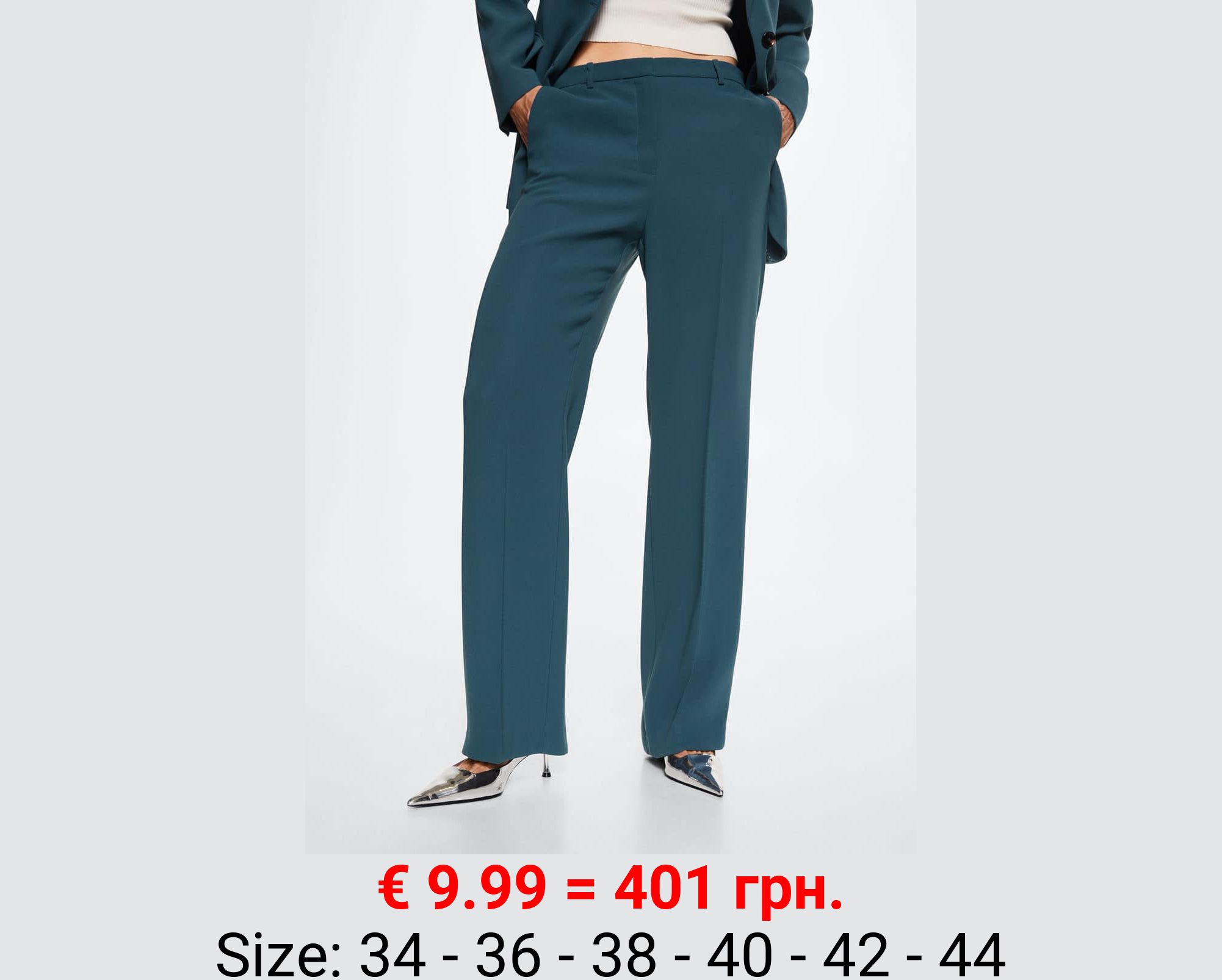 Pantalón recto traje