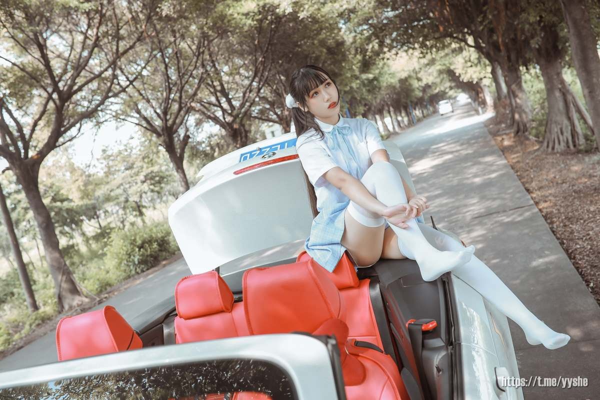 不呆猫 - 白丝过膝袜 [21P+12V] 20