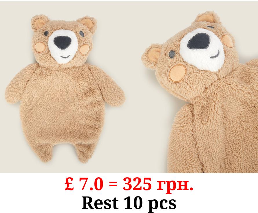 Natural Bear Hot Water Bottle