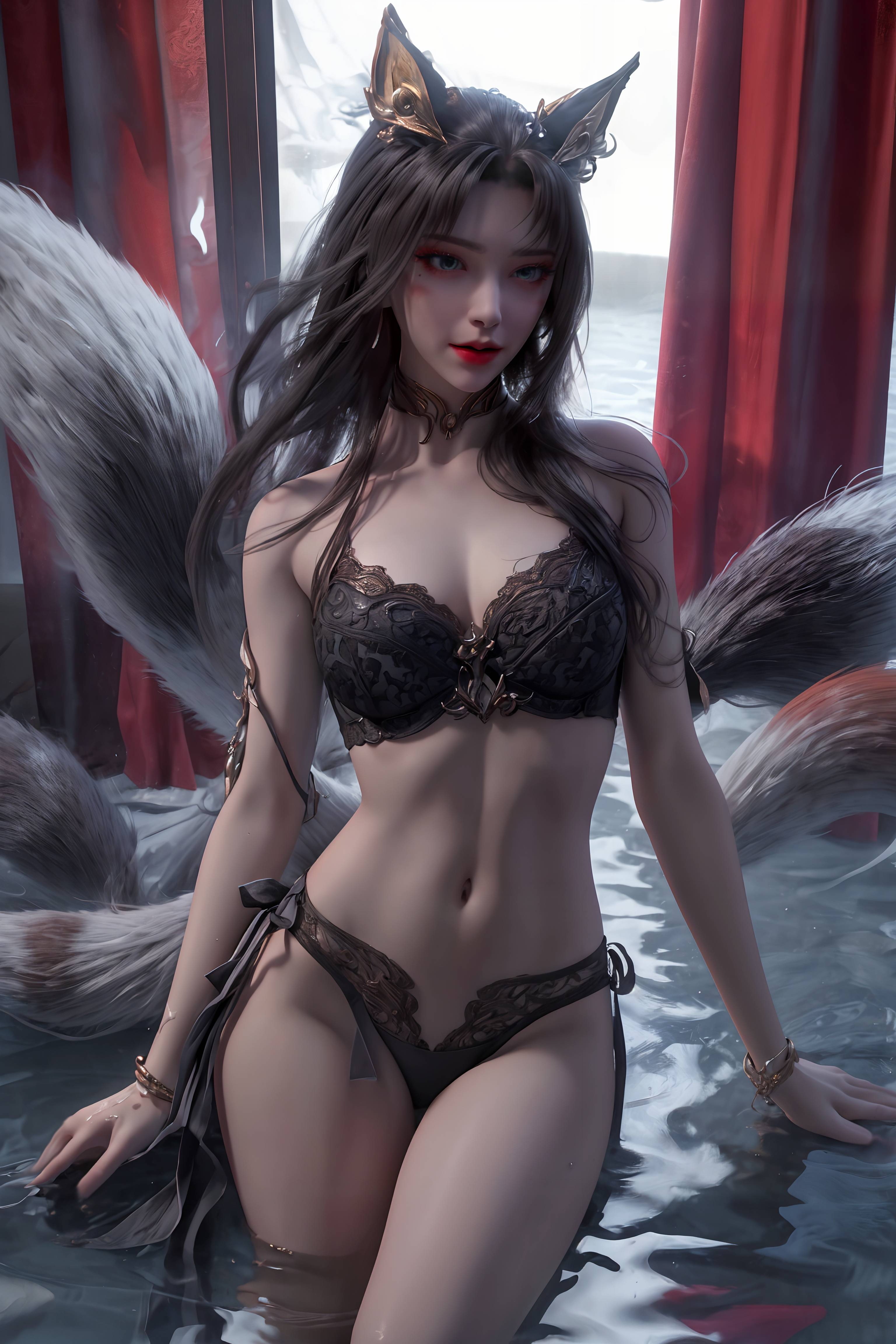 图片[32]-完美世界-天狐仙子 逼真狐尾-六色网