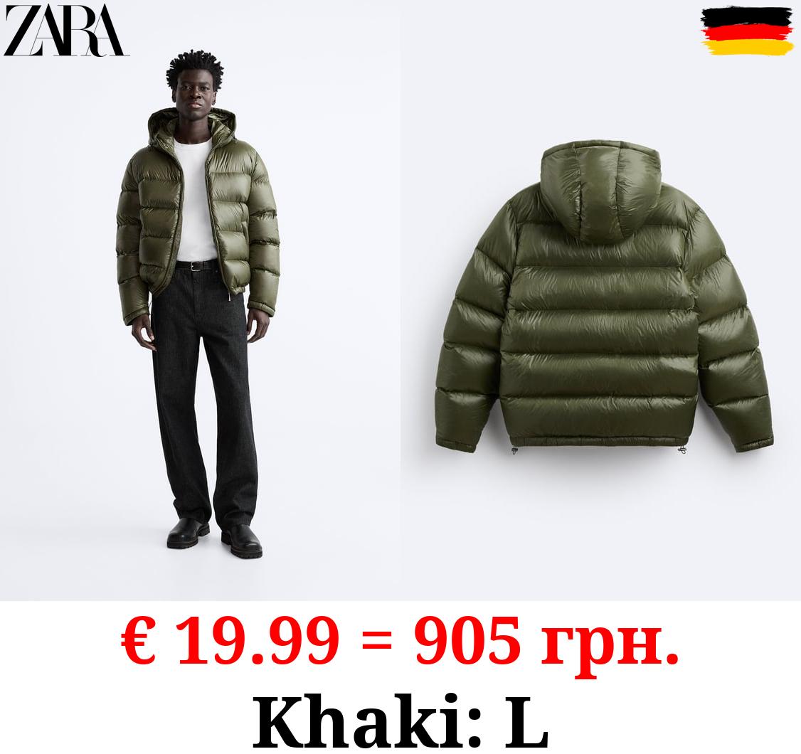 100% FEATHER DOWN PUFFER JACKET