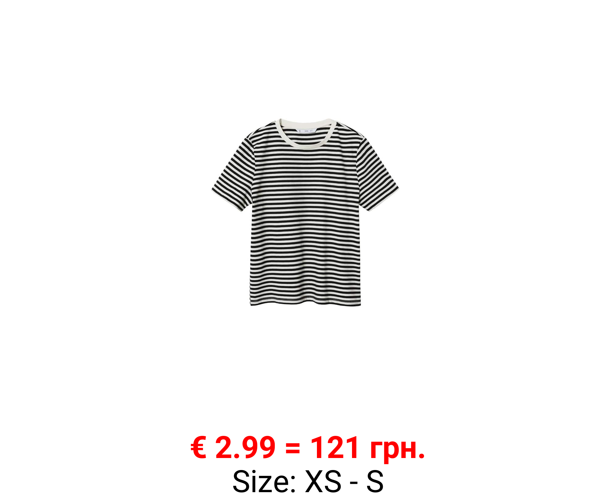 Camiseta algodón rayas