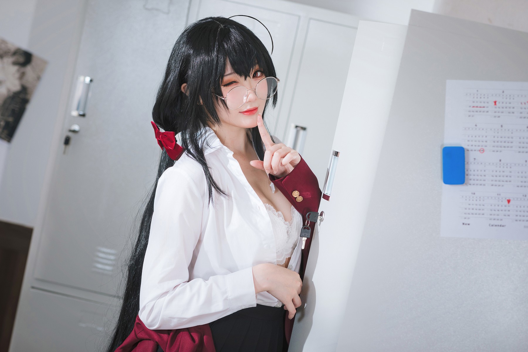 Cosplay 瓜希酱 大凤JK 26