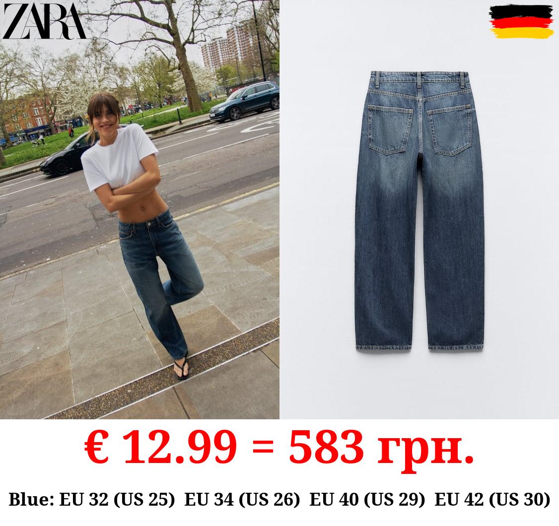 MID-RISE TAILORED BALLOON JEANS