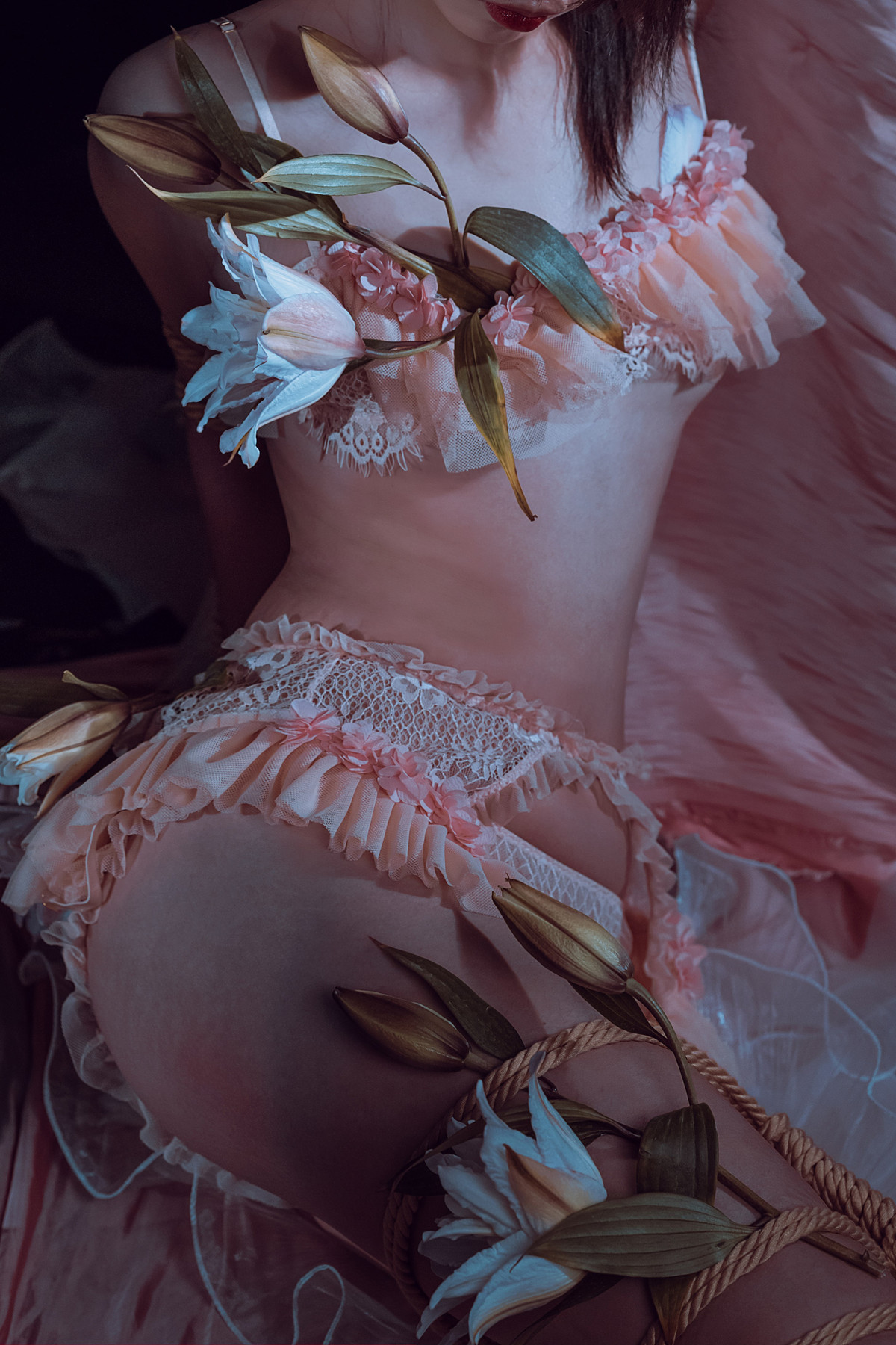 云溪溪 Cosplay 花与绳 Flower and Rope 18