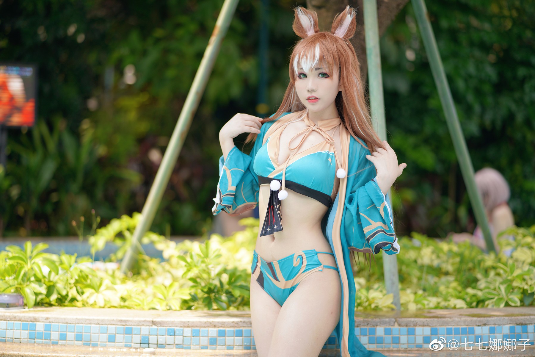 七七娜娜子 Cosplay 希娜吧 ​​​Swimsuit Ver 9