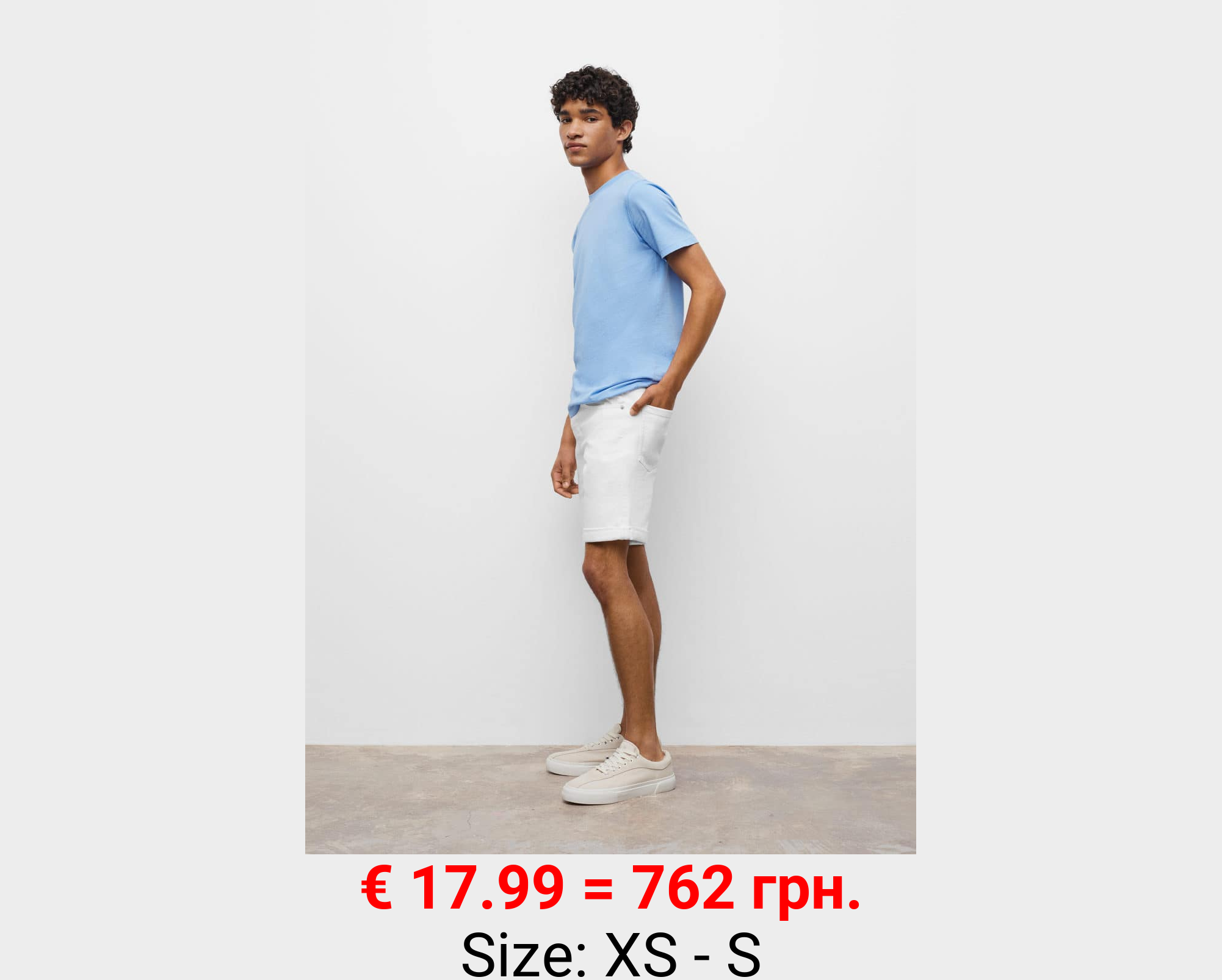 Bermudas denim algodón