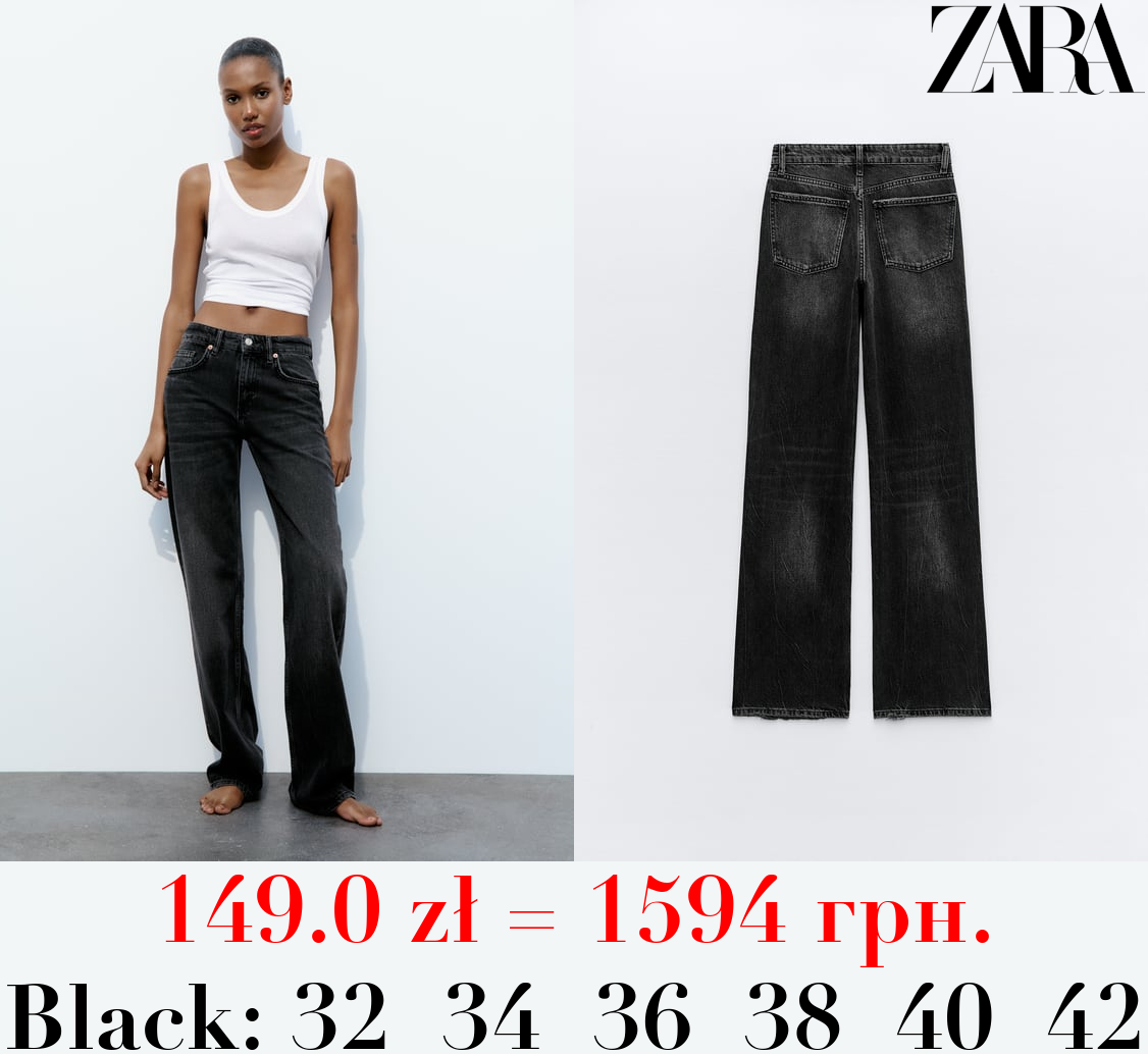 TRF WIDE-LEG MID-RISE FULL LENGTH JEANS