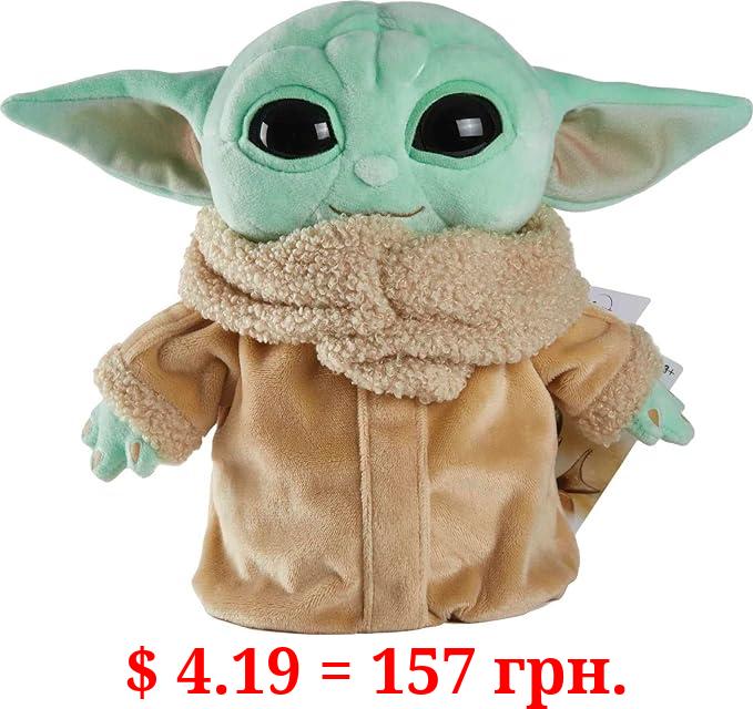 Mattel Star Wars Grogu Plush 8-Inch Character Figure From Star Wars the Mandalorian, Soft Doll in Classic Look