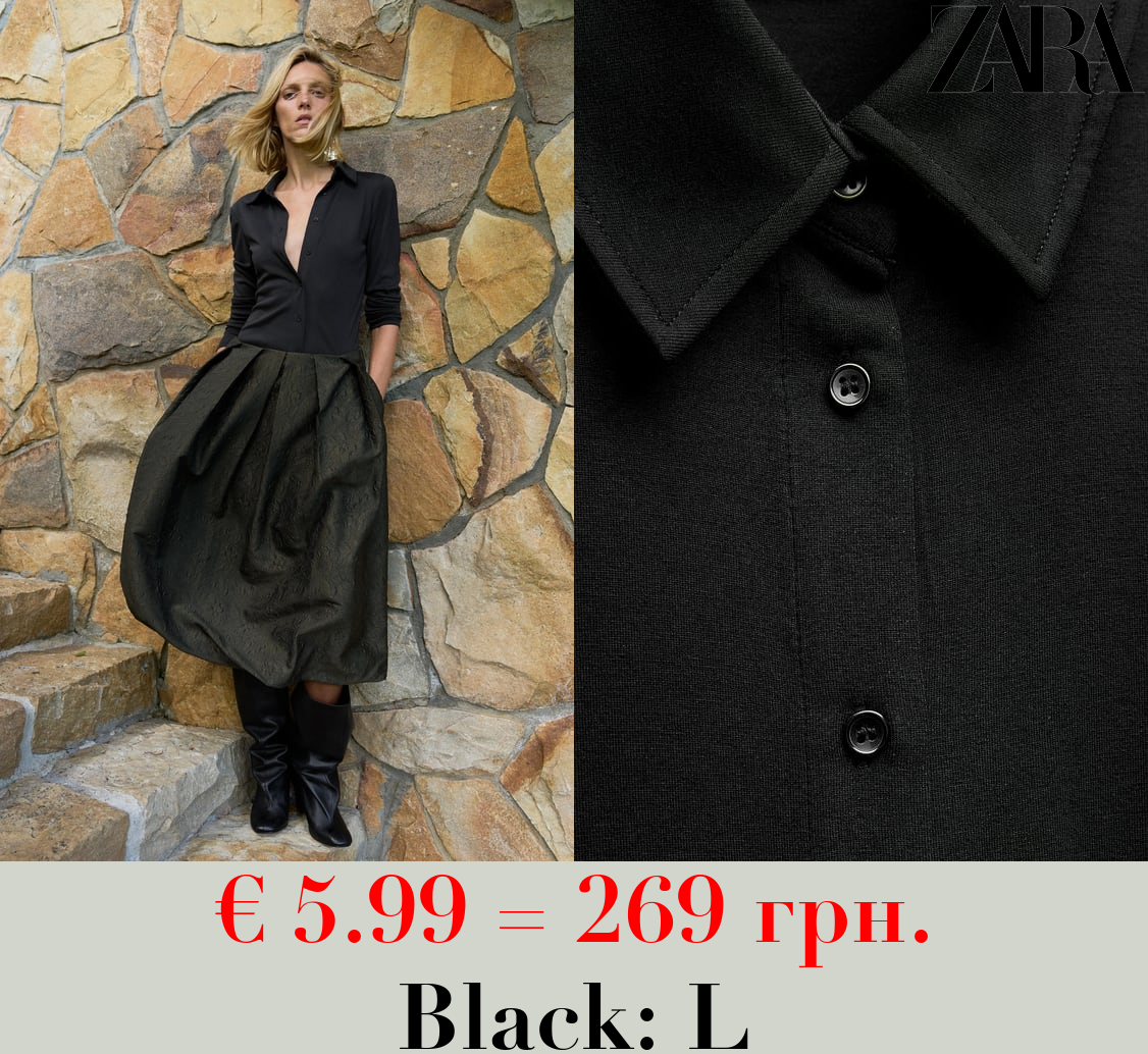 FITTED SHIRT WITH BUTTONS