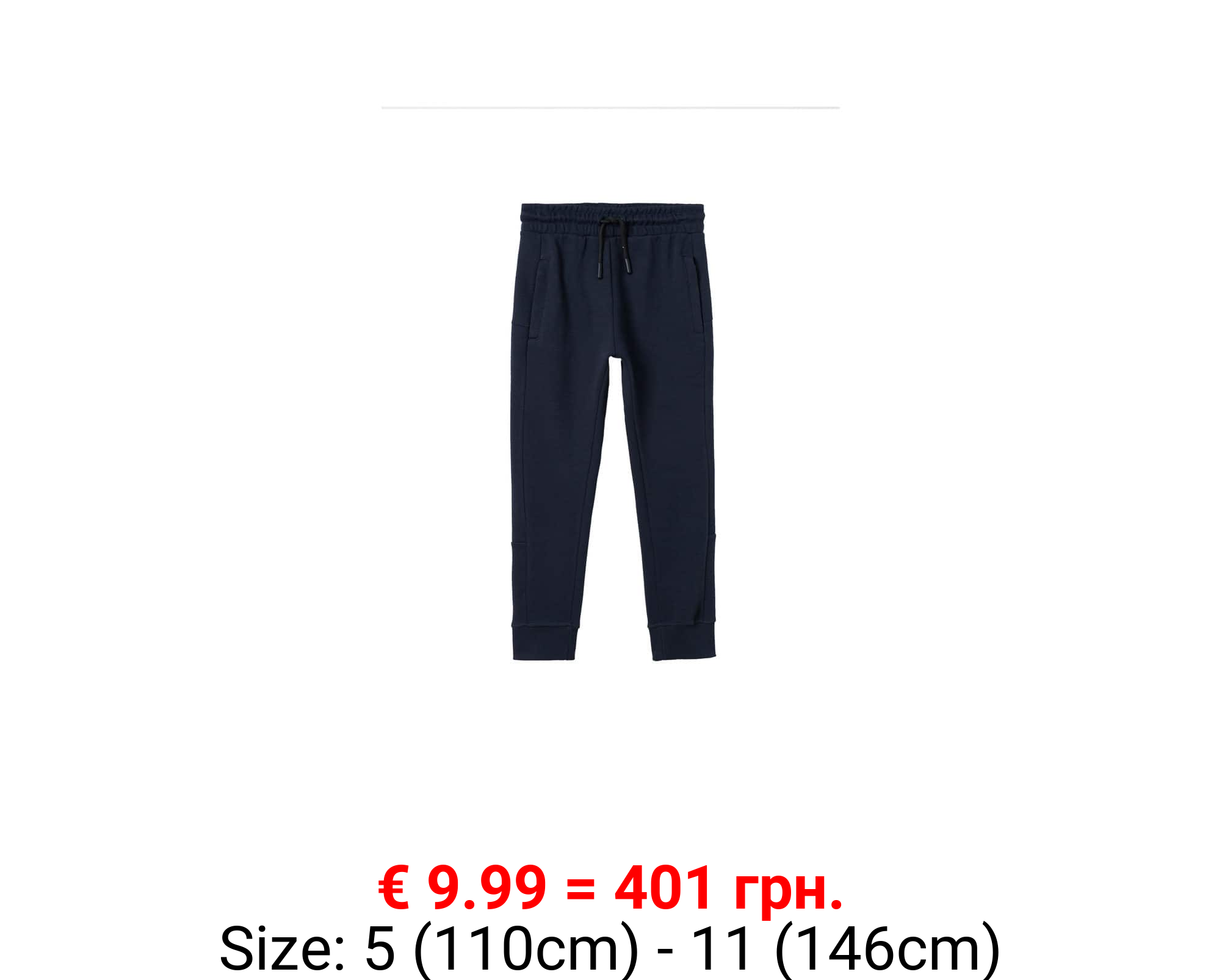 Pantalón jogger bolsillos cremallera