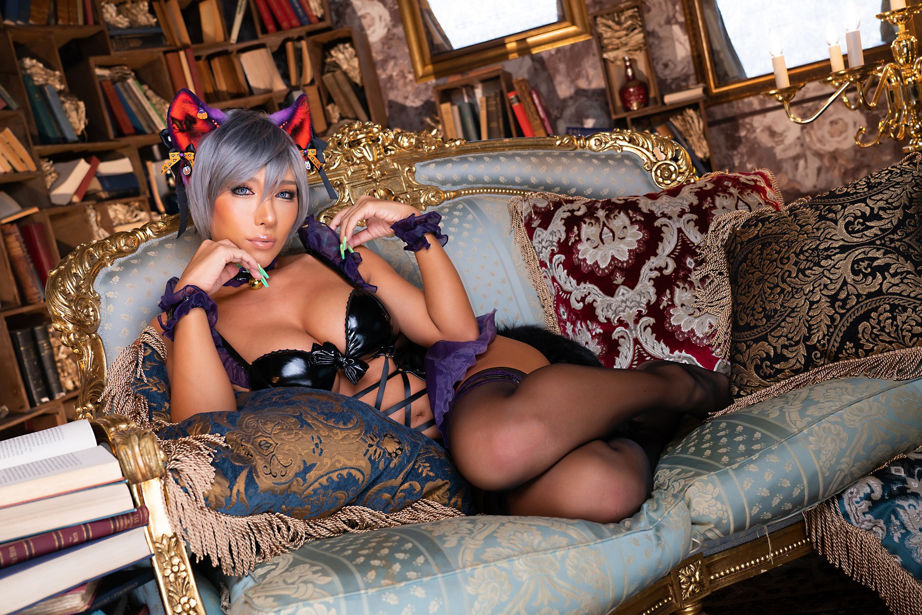 Cosplay Nonsummerjack ハロウィンキャットだにゃにゃにゃん 43