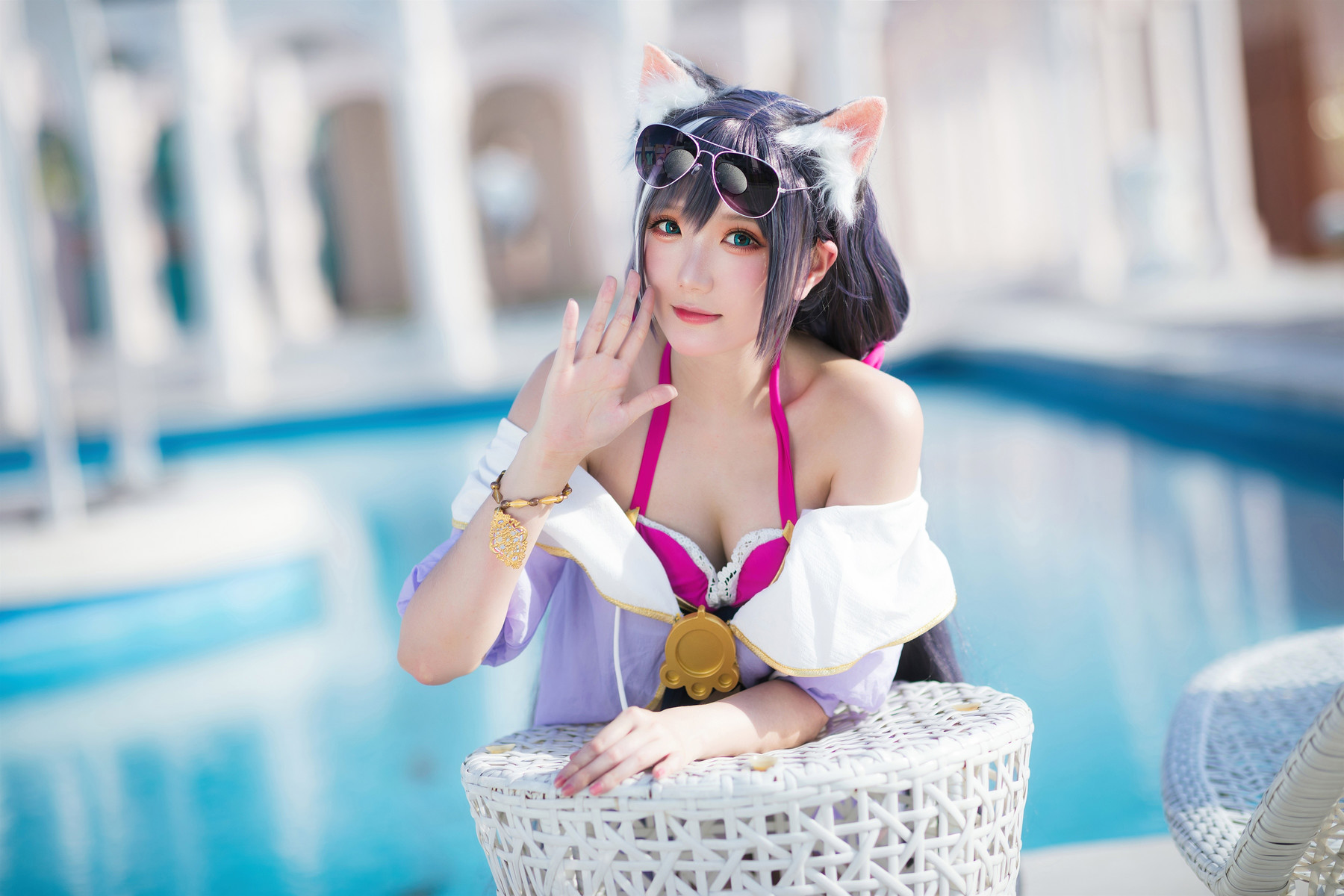 Cosplay 瓜希酱 公主连结 凯露夏日 Kyaru 13