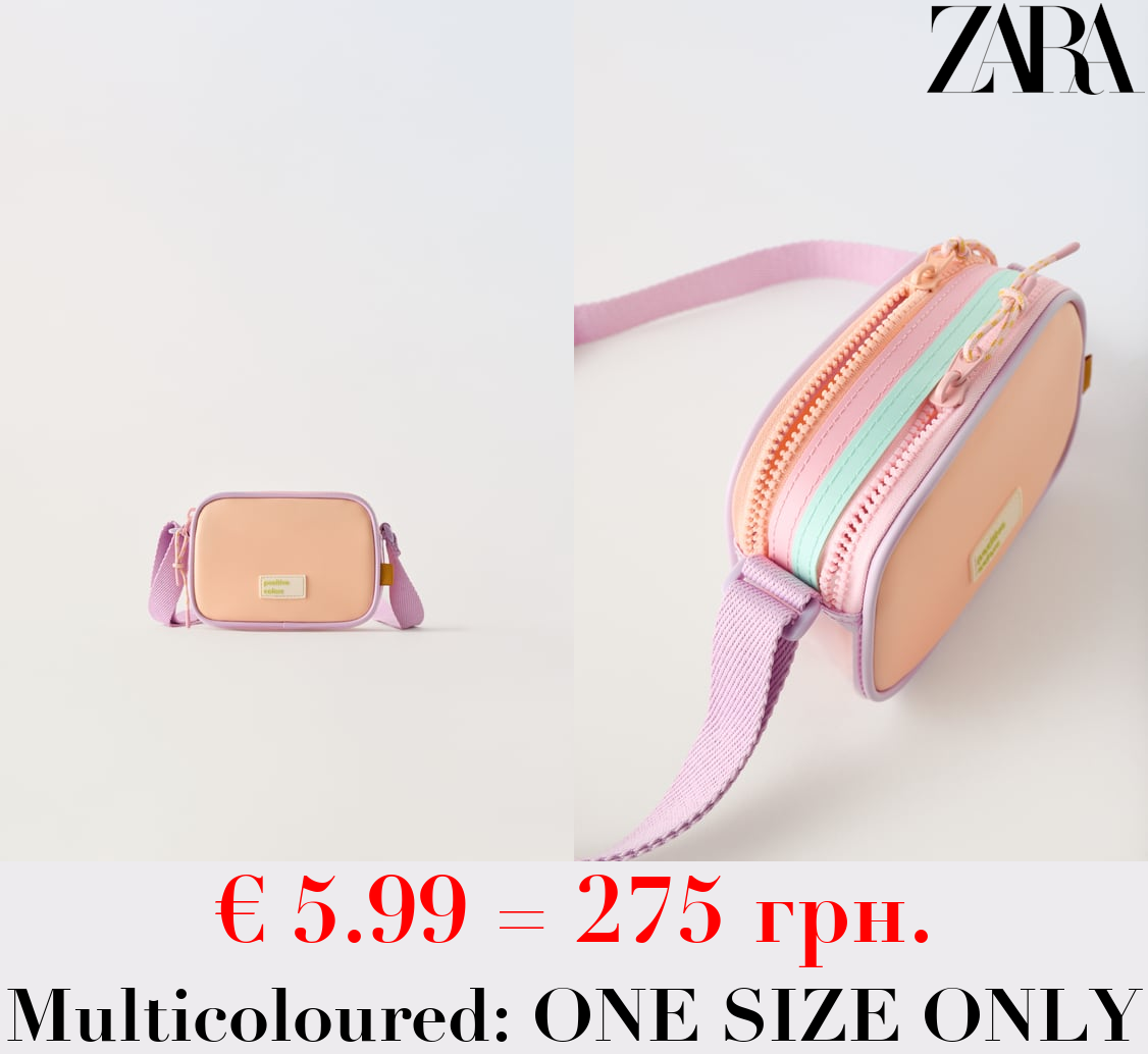 RUBBERISED PASTEL CROSSBODY BAG